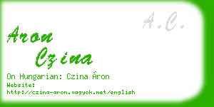 aron czina business card